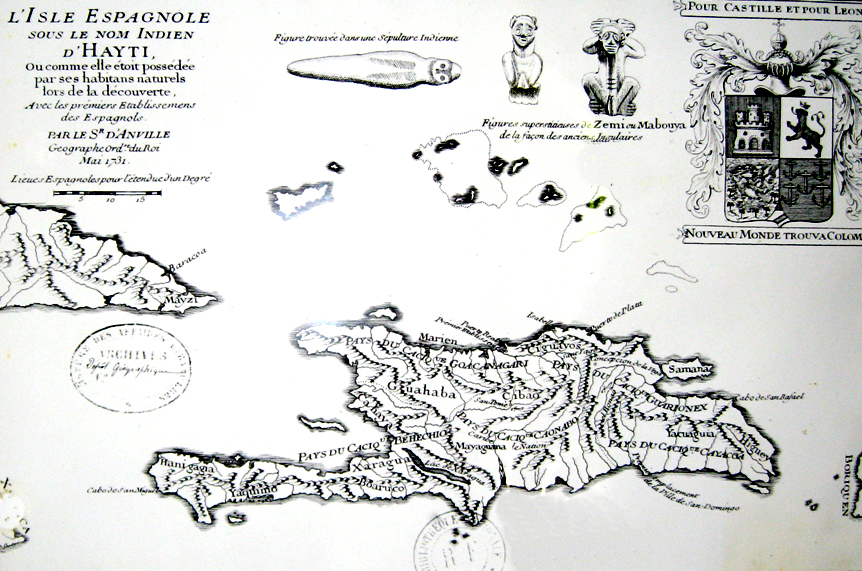 Original Map of Hispagnola